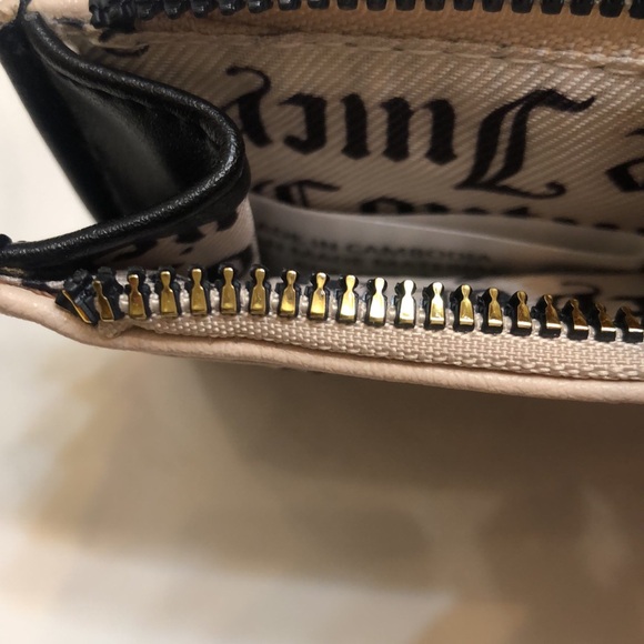 Juicy Couture Black Beige Sandstone Spring Fling ID Card Case NWT - Picture 11 of 16